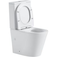 Товар: Унитаз компакт Black&White Universe 7793W с бачком и сиденьем Микролифт - фото 5 Унитаз компакт Black&White Universe 7793W с бачком и сиденьем Микролифт — фото 5, Унитазы