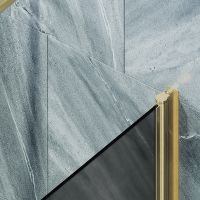 Товар: Шторка на ванну Maybah Glass MGV-609-3 500x1400 поворотная на монопетле Золото стекло графитовое матовое - фото 5 Шторка на ванну Maybah Glass MGV-609-3 500x1400 поворотная на монопетле Золото стекло графитовое матовое — фото 5, Неподвижные шторки для ванной