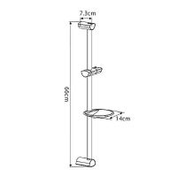 Душевой гарнитур Gappo G8012 Хром — фото 9, Душевые гарнитуры