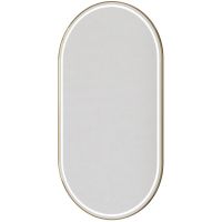 Зеркало Boheme Armadi Art Vallessi 60 568-G-MDF с подсветкой Золото — фото 1, Мебель для ванной