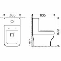Товар: Унитаз компакт Aquanet Elegant C1 Rimless 280958 без бачка с сиденьем Микролифт - фото 7 Унитаз компакт Aquanet Elegant C1 Rimless 280958 без бачка с сиденьем Микролифт — фото 7, Унитазы