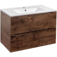 Тумба под раковину Vincea Mia 80 VMC-2MC800RW подвесная R.Wood — фото 1, Тумбы под раковину