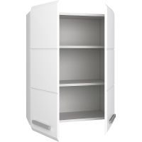 Подвесной шкаф Runo Эрика 60 00-00001131 Белый — фото 2, Шкафы для ванной