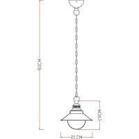 Подвесной светильник Artelamp Grazioso A4577SP-1WG Янтарный Белый с золотом — фото 3, Подвесные светильники
