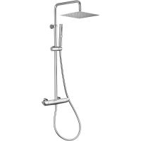 Душевая система Allen Brau Infinity 5.21032-00 с термостатом Хром — фото 2, Душевые стойки