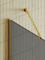 Товар: Душевая перегородка Maybah Glass MGD-712-3ш 1090x1950 в широком профиле Золото стекло графитовое матовое - фото 7 Душевая перегородка Maybah Glass MGD-712-3ш 1090x1950 в широком профиле Золото стекло графитовое матовое — фото 7, Душевые перегородки