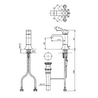 Товар: Смеситель для раковины Toto GC TLG08301R Хром - фото 2 Смеситель для раковины Toto GC TLG08301R Хром — фото 2, Смесители для раковины