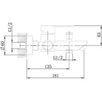 Товар: Смеситель для ванны Orange Steel M99-100ni Никель - фото 8 Смеситель для ванны Orange Steel M99-100ni Никель — фото 8, Смесители
