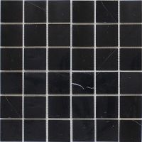 Керамическая мозаика StarMosaic Wild Stone Black Polished JMST056 30,5x30,5 см — фото 1, Мозаика