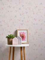 Обои AS Creation Maison Charme 39071-2 Винил на флизелине (0,53*10,05) Розовый/Зеленый/Голубой, Цветы — фото 5, Обои для стен