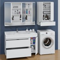 Товар: Тумба под раковину СанТа Марс 120 700254 Белая - фото 3 Тумба под раковину СанТа Марс 120 700254 Белая — фото 3, Тумбы под раковину