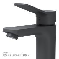 Смеситель для раковины AM.PM X-Joy F85A02122 Черный матовый — фото 9, Смесители