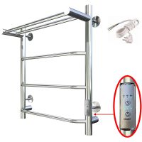 Электрический полотенцесушитель Тругор ПЭК 6 П СП 60x40 с полкой Хром — фото 1, Электрические полотенцесушители