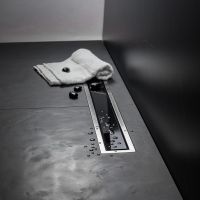 Товар: Душевой лоток Pestan Confluo Premium Line 950 Black Glass 13000351 с двухсторонней решеткой Хром матовый Черный глянецевый - фото 8 Душевой лоток Pestan Confluo Premium Line 950 Black Glass 13000351 с двухсторонней решеткой Хром матовый Черный глянецевый — фото 8, Душевые лотки