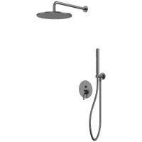 Душевая система Whitecross Y gunmetal YSET04GM Оружейная сталь — фото 1, Душевое оборудование. Душевая программа