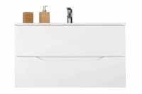 Товар: Тумба с раковиной Orange Line 100 Li-100Tuw+Ra подвесная Белая матовая - фото 6 Тумба с раковиной Orange Line 100 Li-100Tuw+Ra подвесная Белая матовая — фото 6, Мебель для ванной