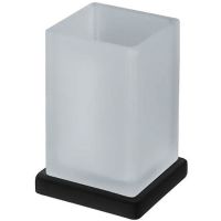 Стакан для зубных щеток Colombo Design Look B1641.NM-VAN Черный матовый — фото 1, Стаканы для зубных щеток