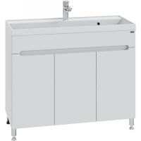 Тумба под раковину СанТа Лондон 100 224019 Белая — фото 1, Тумбы под раковину