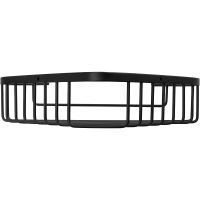 Полка корзина Allen Brau Priority 6.31A16-31 угловая Черная матовая — фото 2, Полки для ванной и душа