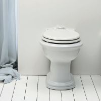 Унитаз Azzurra Jubilaeum JUVCTP000000BI/(JUB110/P bi) приставной без сиденья — фото 2, Унитазы