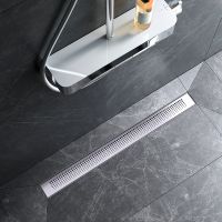 Душевой лоток AM.PM PrimeFlow 80 W02SC-P11-080-01SB с решеткой Хром матовый Cut Gradient — фото 7, Душевые лотки