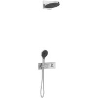 Душевая система Vincea Inspire VSFW-422TI1CH с термостатом Хром — фото 1, Встраиваемые душевые комплекты