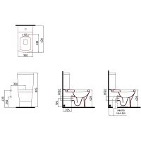 Унитаз компакт Bien Neptun NPKD06301VP0W5SZ0 с бачком и сиденьем Микролифт — фото 2, Унитазы