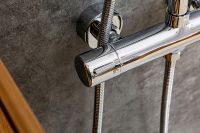 Душевая система Agger Thermo A2451200 Хром — фото 3, Душевые стойки