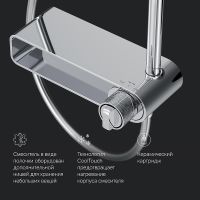 Душевая система AM.PM X-Joy F0785A600 Хром — фото 13, Душевые стойки