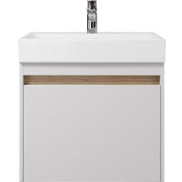 Тумба под раковину Creto Etna 60 4-1077W подвесная Белая — фото 1, Мебель для ванной