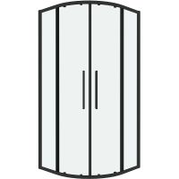Душевой уголок Grossman Cosmo 100х100 301.K33.02.1010.21.00 профиль Черный матовый стекло прозрачное — фото 9, Душевые уголки четверть круга