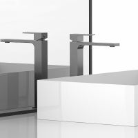 Товар: Смеситель для раковины Vincea Cube Вороненая сталь арт-VBF-1C02GM - фото 2 Смеситель для раковины Vincea Cube Вороненая сталь арт-VBF-1C02GM — фото 2, Смесители для раковины