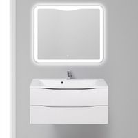 Тумба под раковину BelBagno Marino 100 подвесная Bianco Opaco арт-MARINO-1000-2C-SO-BO-P — фото 2, Тумбы под раковину