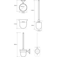 Товар: Ершик для унитаза Bemeta Retro Gold and Сhrom Золото Хром арт-144213018 - фото 2 Ершик для унитаза Bemeta Retro Gold and Сhrom Золото Хром арт-144213018 — фото 2, Ершики для унитаза