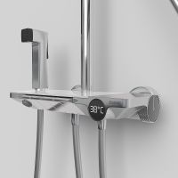 Душевая система Berges Pulsar 075011 с термостатом Хром — фото 6, Душевое оборудование. Душевая программа