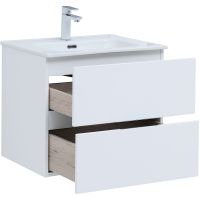 Товар: Тумба под раковину Aquanet Алвита New 60 277510 подвесная Белая матовая - фото 4 Тумба под раковину Aquanet Алвита New 60 277510 подвесная Белая матовая — фото 4, Мебель для ванной