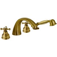 Смеситель на борт ванны Migliore Lady 18812 Бронза — фото 1, Смесители на борт ванны