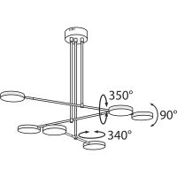 Подвесной светильник Maytoni Modern Fad MOD070PL-L38B3K Черный матовый — фото 6, Подвесные светильники