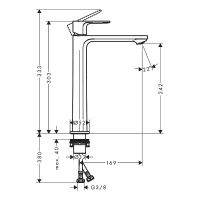 Товар: Смеситель для раковины Hansgrohe Rebris E 72583000 Хром - фото 5 Смеситель для раковины Hansgrohe Rebris E 72583000 Хром — фото 5, Смесители для раковины