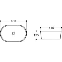 Раковина-чаша Vincea 60 VBS-302 Белая — фото 3, Раковины