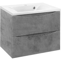 Тумба под раковину Vincea Mia 65 VMC-2MA650BT подвесная Beton — фото 2, Тумбы под раковину