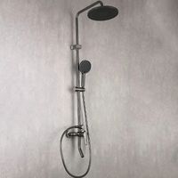 Товар: Душевая система Frap F24011-9 Оружейная сталь - фото 3 Душевая система Frap F24011-9 Оружейная сталь — фото 3, Душевое оборудование. Душевая программа