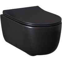Товар: Унитаз Allen Brau Priority 4.31002.31 подвесной Черный матовый без сиденья - фото 1 Унитаз Allen Brau Priority 4.31002.31 подвесной Черный матовый без сиденья — фото 1, Подвесные унитазы