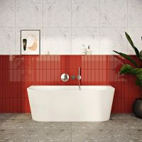 Акриловая ванна Vitra Geo180x80 65420006000 без гидромассажа — фото 2, Акриловые ванны