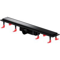 Душевой лоток AM.PM PrimeFlow 70 W02SC-U11-070-04BM с Черной матовой решеткой / под плитку Tile — фото 3, Душевые лотки