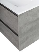 Тумба под раковину BelBagno Kraft 39 60 KRAFT 39-600/390-2C-SO-CG подвесная Cemento Grigio — фото 10, Мебель для ванной