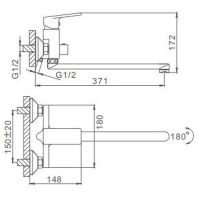 Товар: Смеситель для ванны Frap H46 F2246 универсальный Хром - фото 12 Смеситель для ванны Frap H46 F2246 универсальный Хром — фото 12, Смеситель для ванны