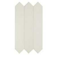 Керамическая плитка DNA Tiles Candy Crayon White 128396 настенная 4,3х24,3 см — фото 1, Керамическая плитка