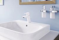 Товар: Смеситель для раковины Kludi Pure Easy 373829165 Белый Хром - фото 2 Смеситель для раковины Kludi Pure Easy 373829165 Белый Хром — фото 2, Смесители