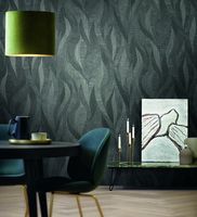 Обои Marburg Papis Loveday 33713 Винил на флизелине (0,7*10,05) Черный/Серый, Абстракция — фото 2, Обои для стен